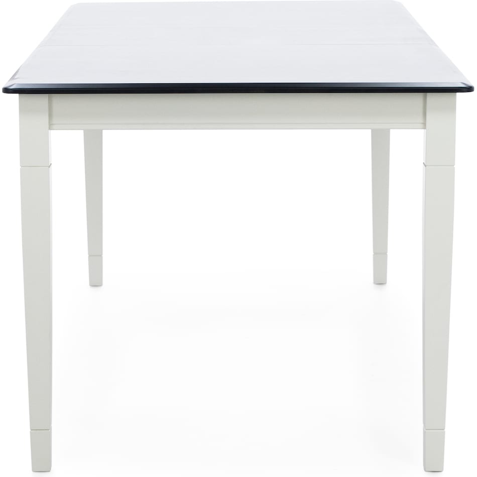 l j gascho white inch counter height rectangle cp  