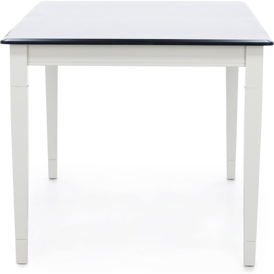 l j gascho white inch counter height rectangle cp  