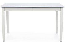 l j gascho white inch counter height rectangle cp  