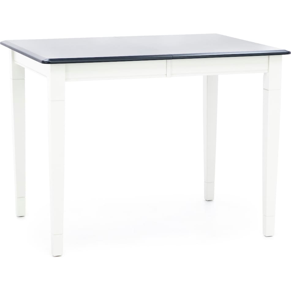 l j gascho white inch counter height rectangle cp  