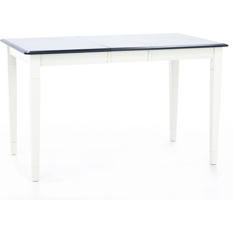 l j gascho white inch counter height rectangle cp  
