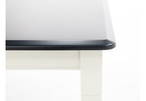 l j gascho white inch counter height rectangle cp  