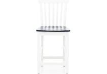 l j gascho white counter height stool   