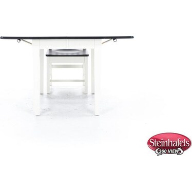 Saber Drop Leaf 28-48-60" Dining Table in Mineral Ivory