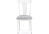 l j gascho white standard height side chair   