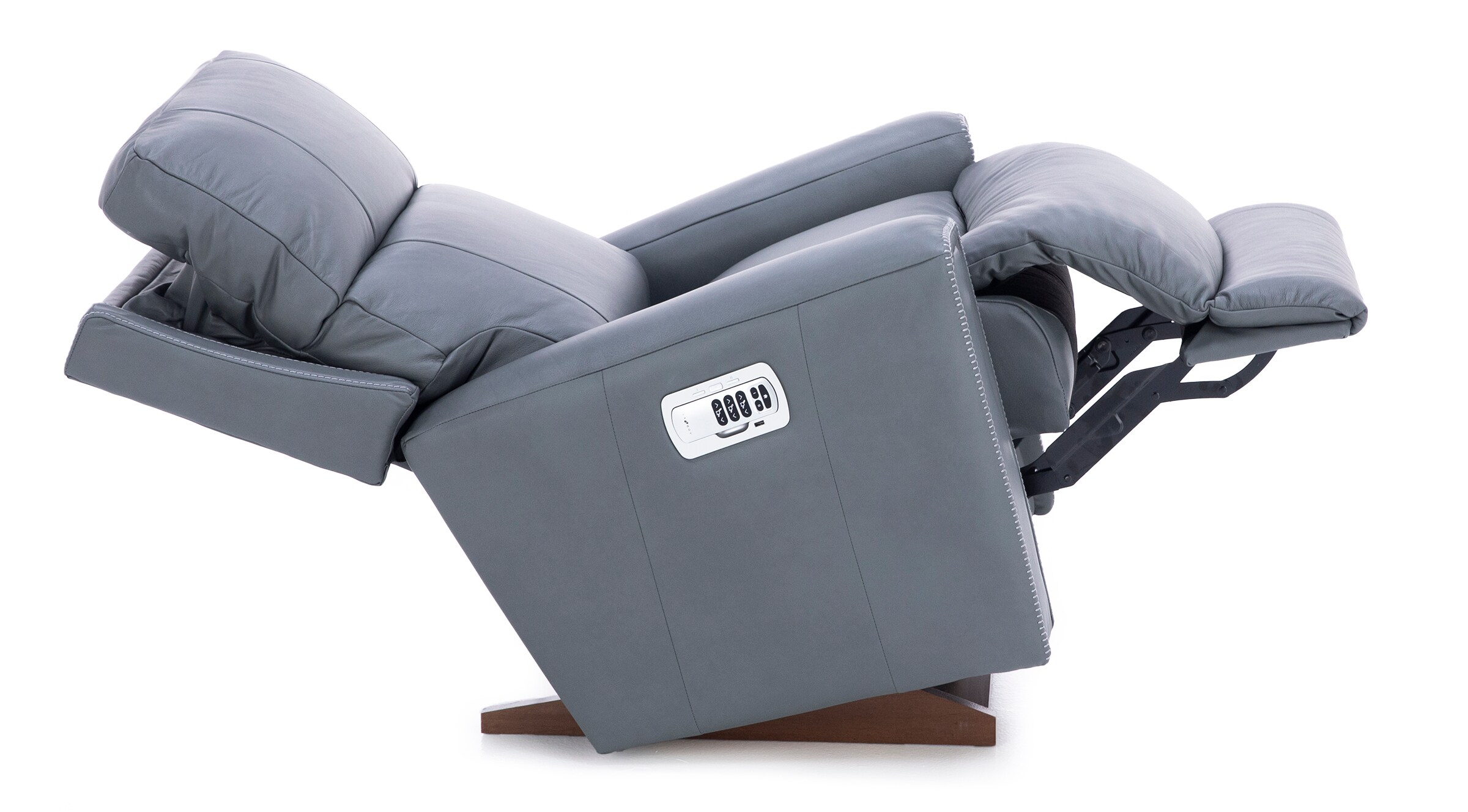 Apollo Leather Power Headrest Rocker Recliner with Wireless