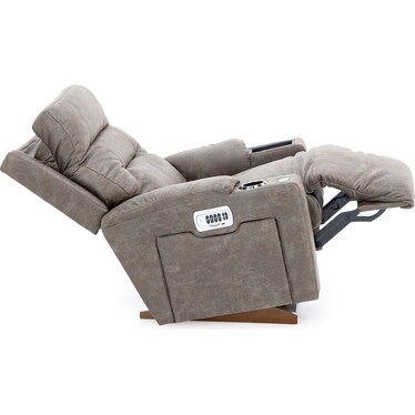 MacGyver Fully Loaded Multi Purpose Rocker Recliner with Wireless Charging and Storage