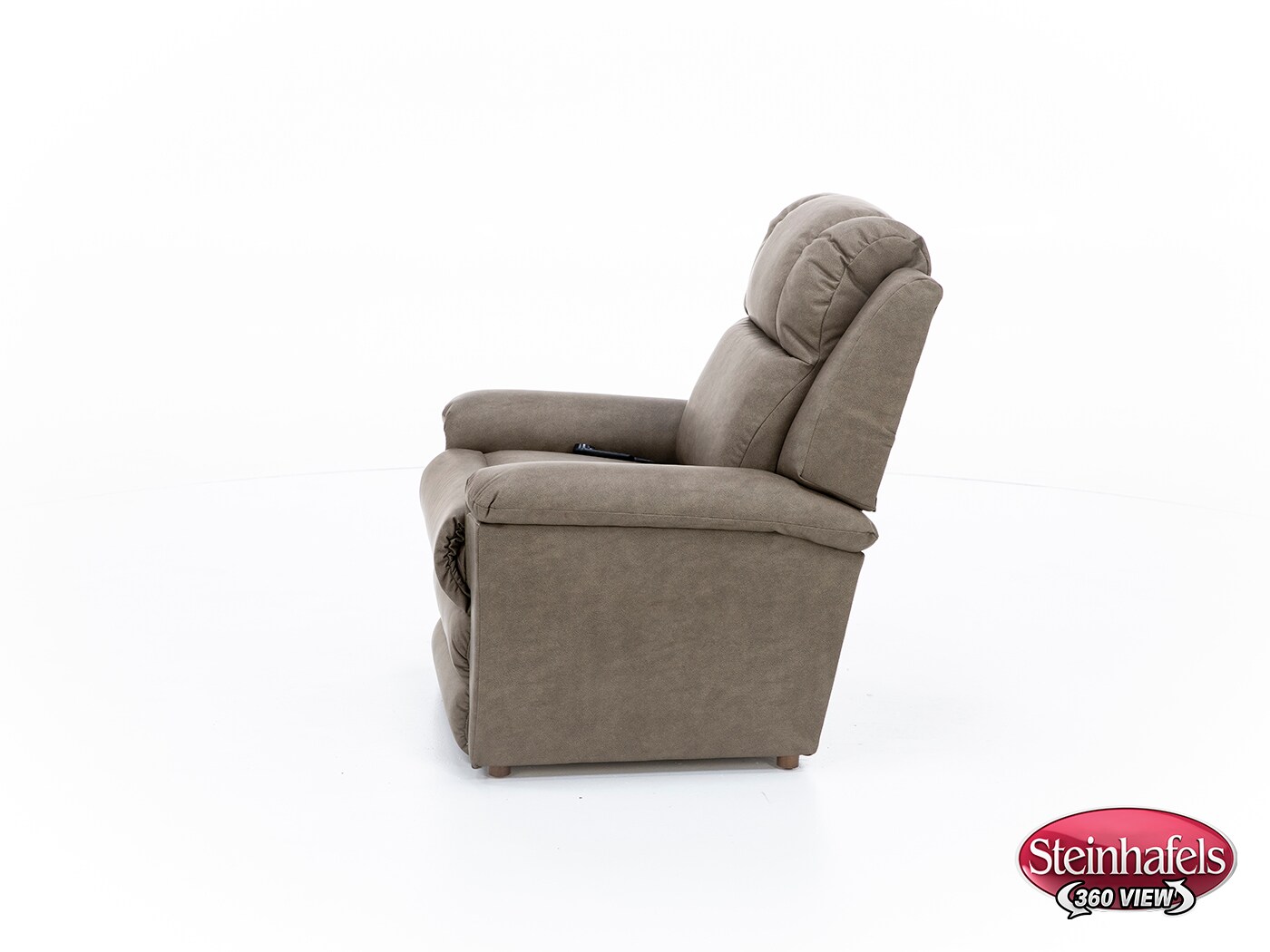 la z boy incorporated brown recliner  image   