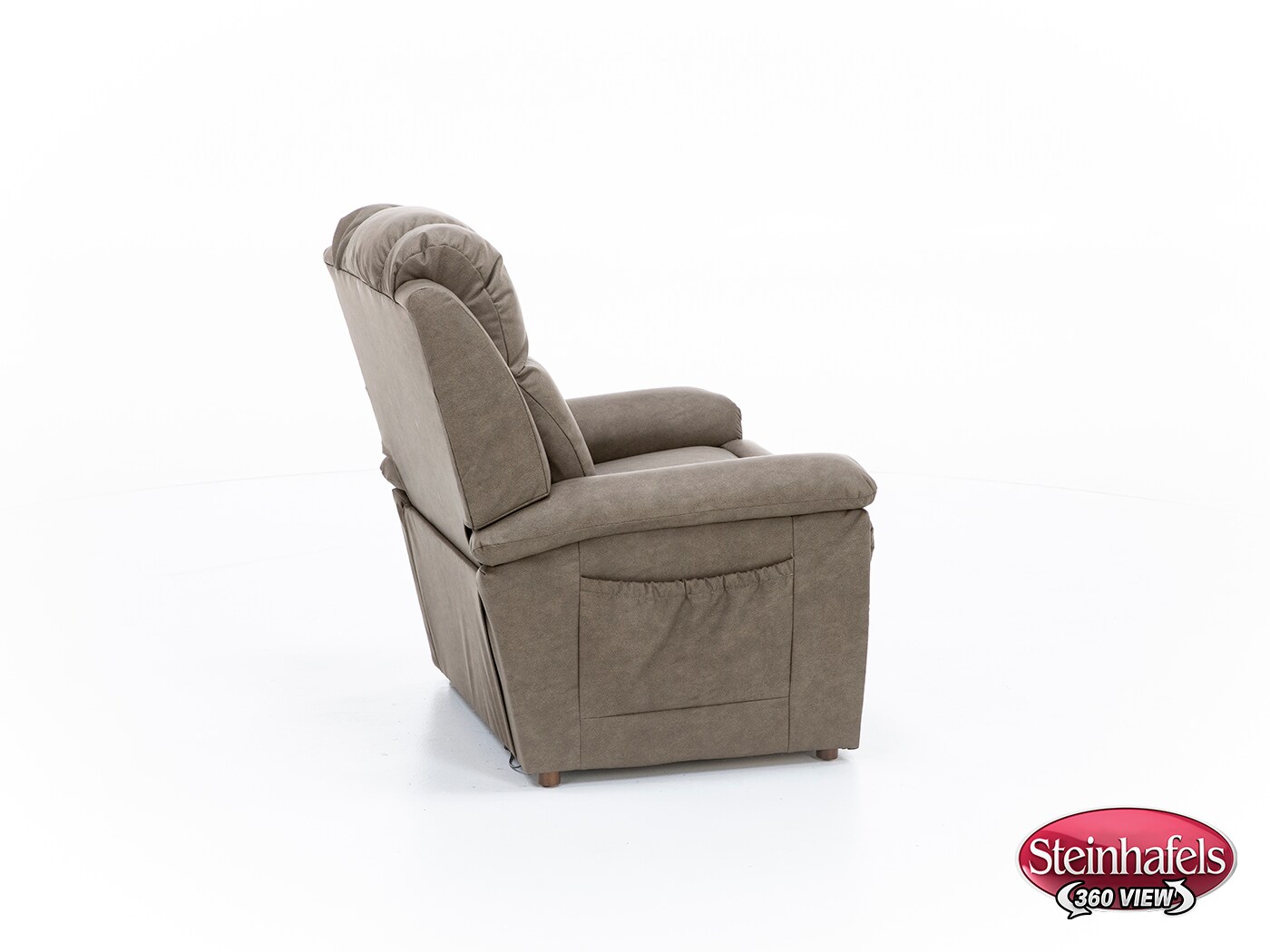 la z boy incorporated brown recliner  image   