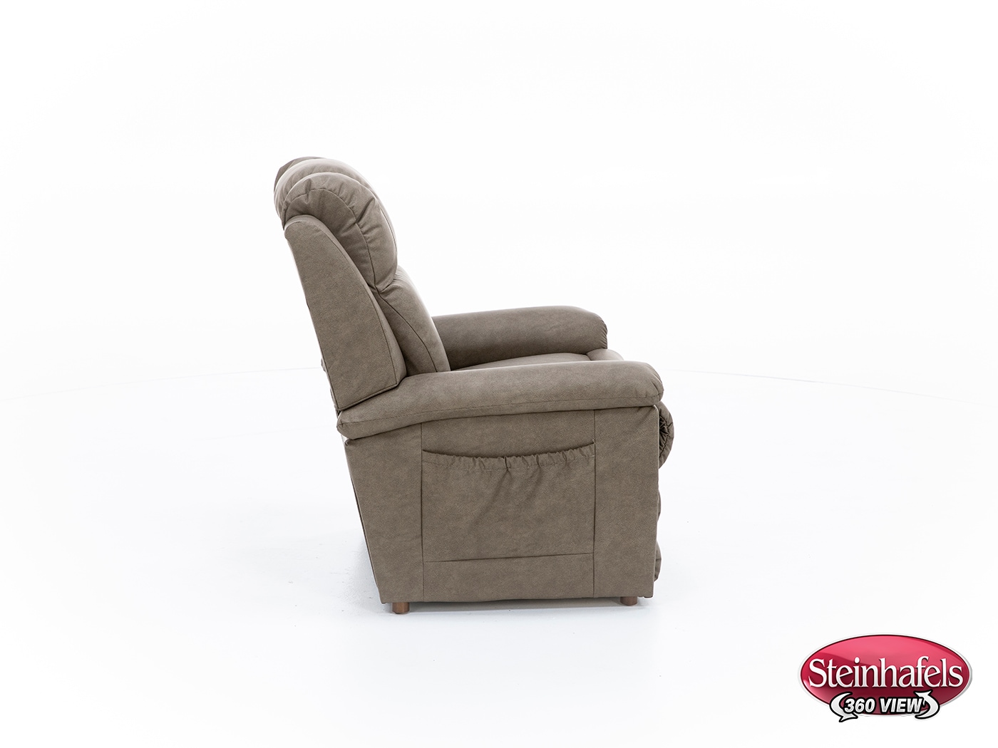la z boy incorporated brown recliner  image   