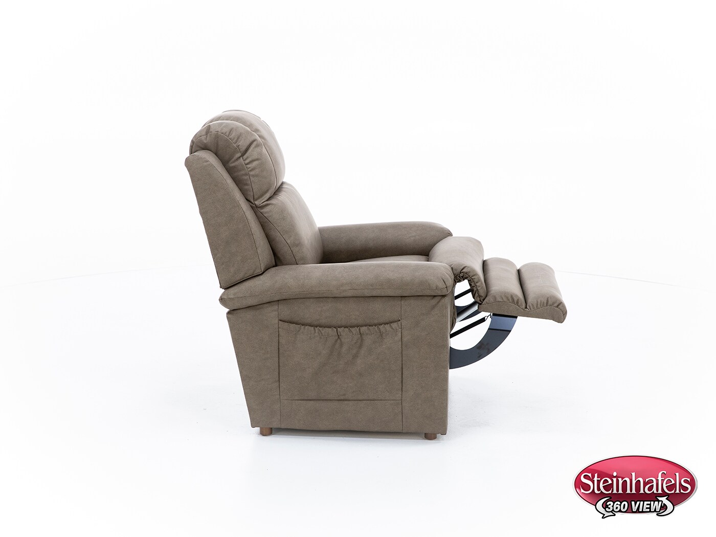 la z boy incorporated brown recliner  image   