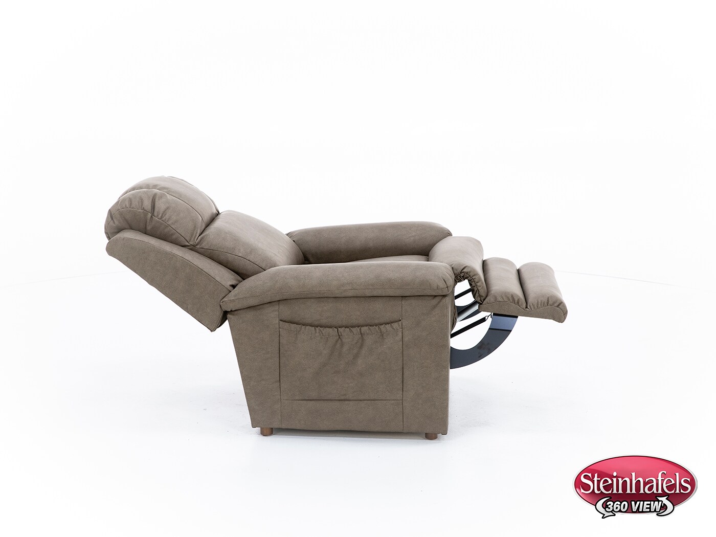 la z boy incorporated brown recliner  image   