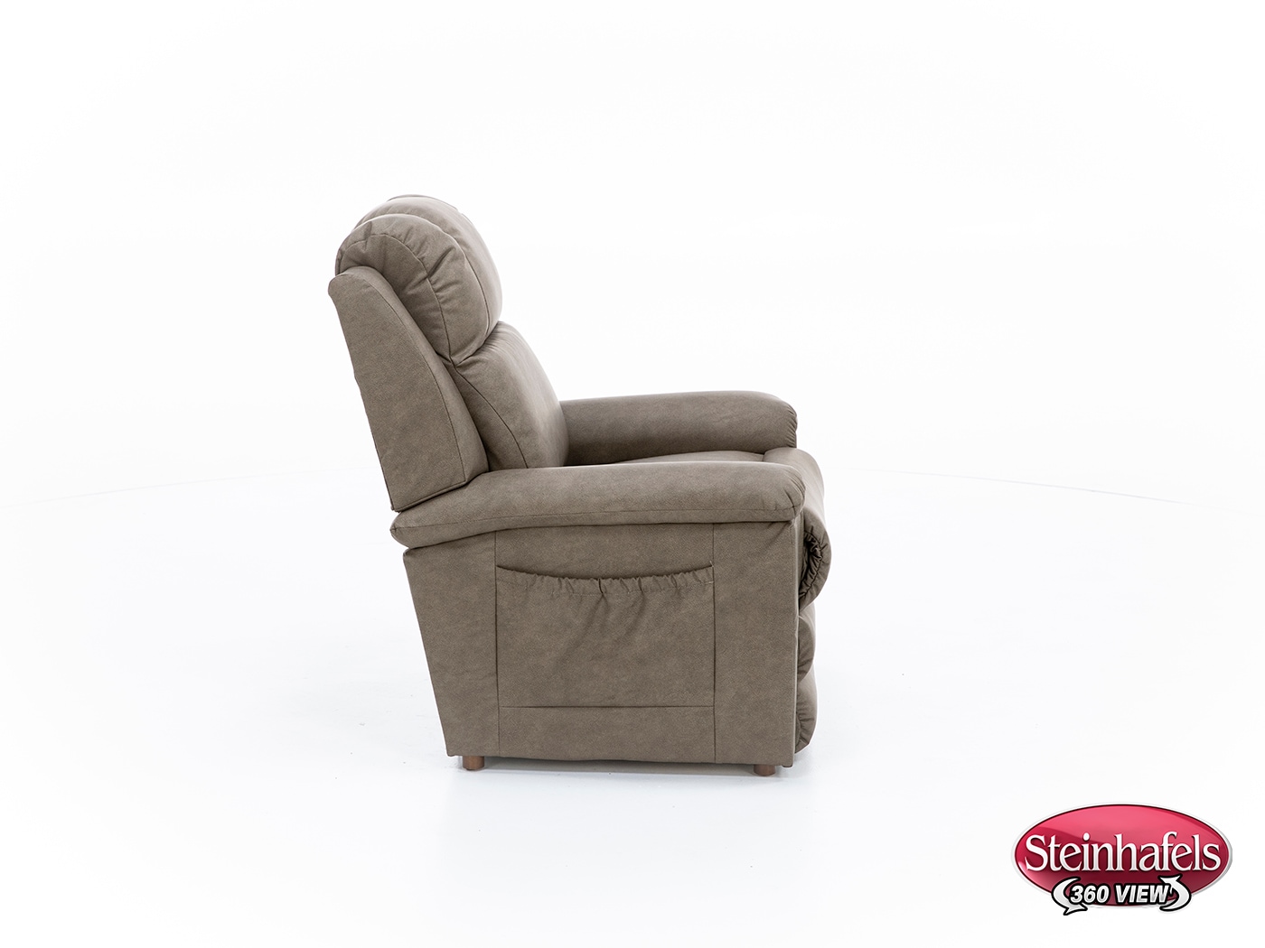 la z boy incorporated brown recliner  image   