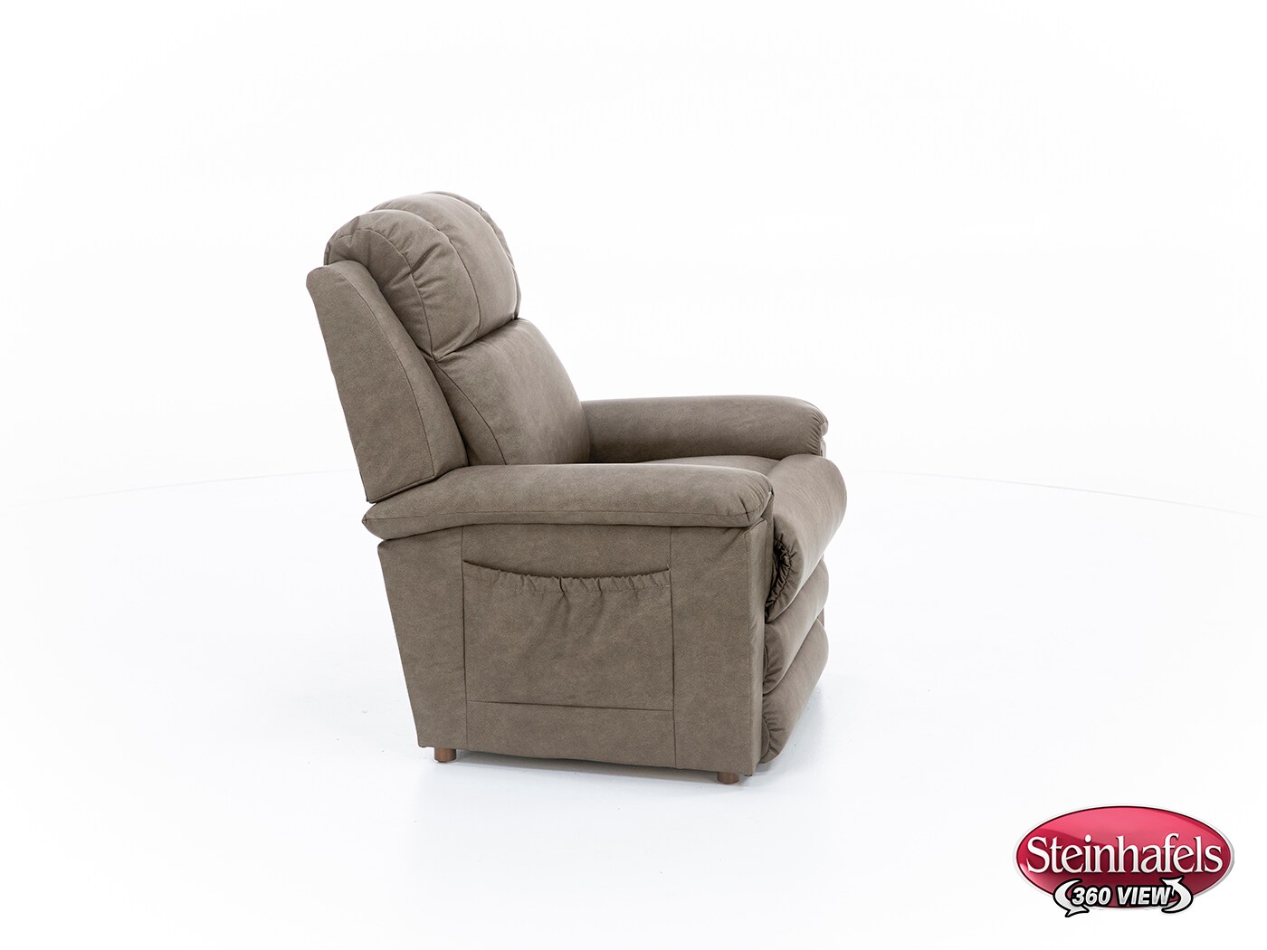 la z boy incorporated brown recliner  image   