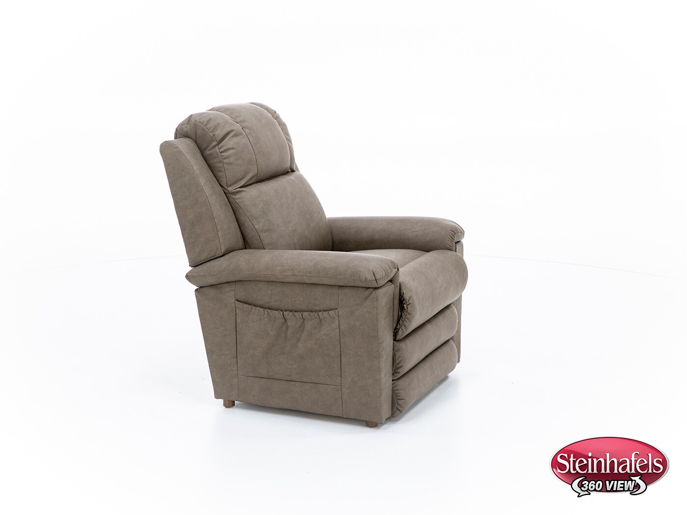 la z boy incorporated brown recliner  image   