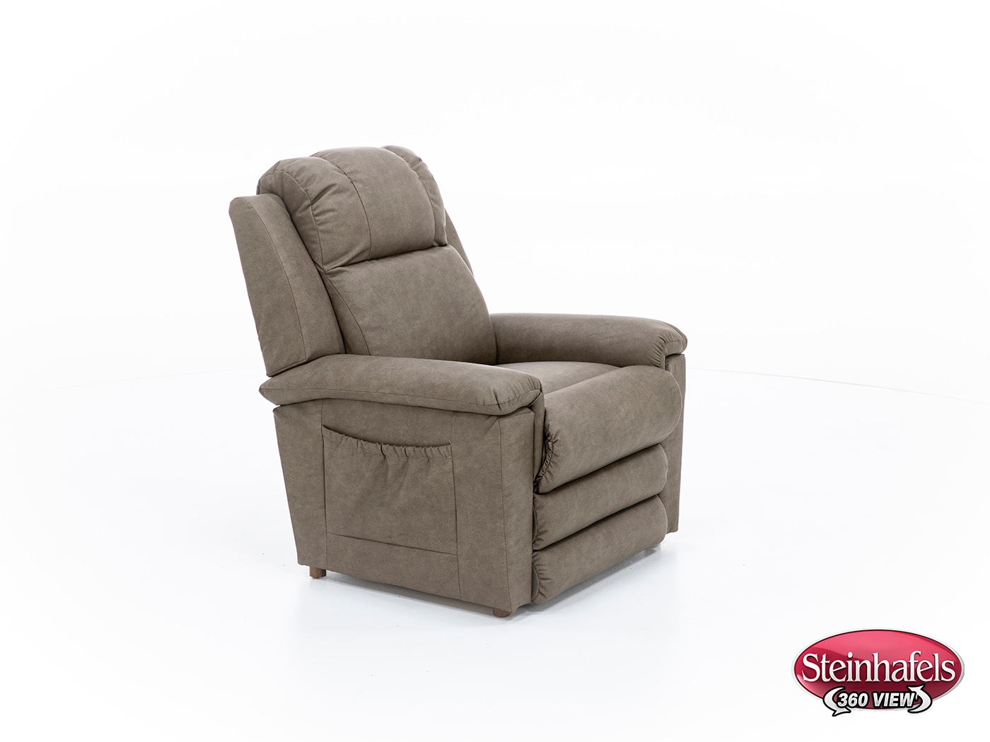 la z boy incorporated brown recliner  image   