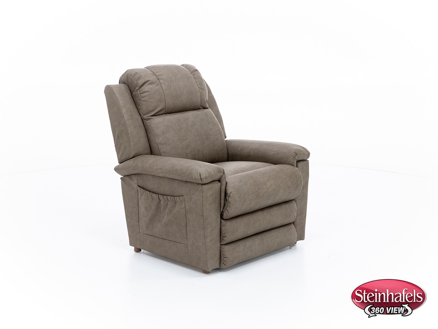la z boy incorporated brown recliner  image   