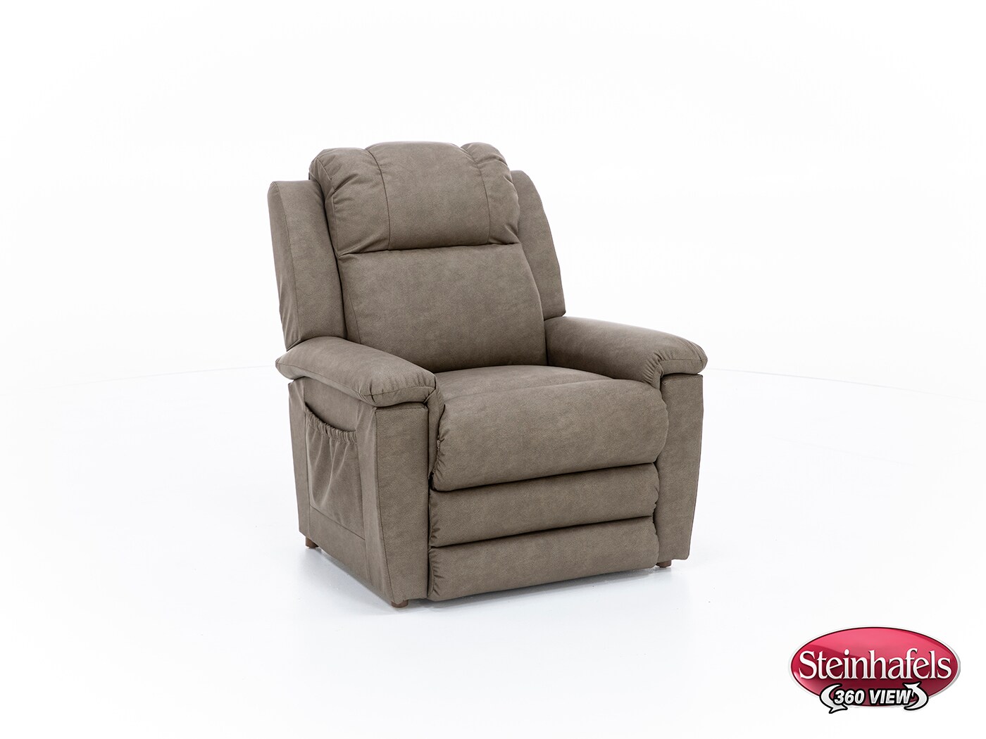 la z boy incorporated brown recliner  image   