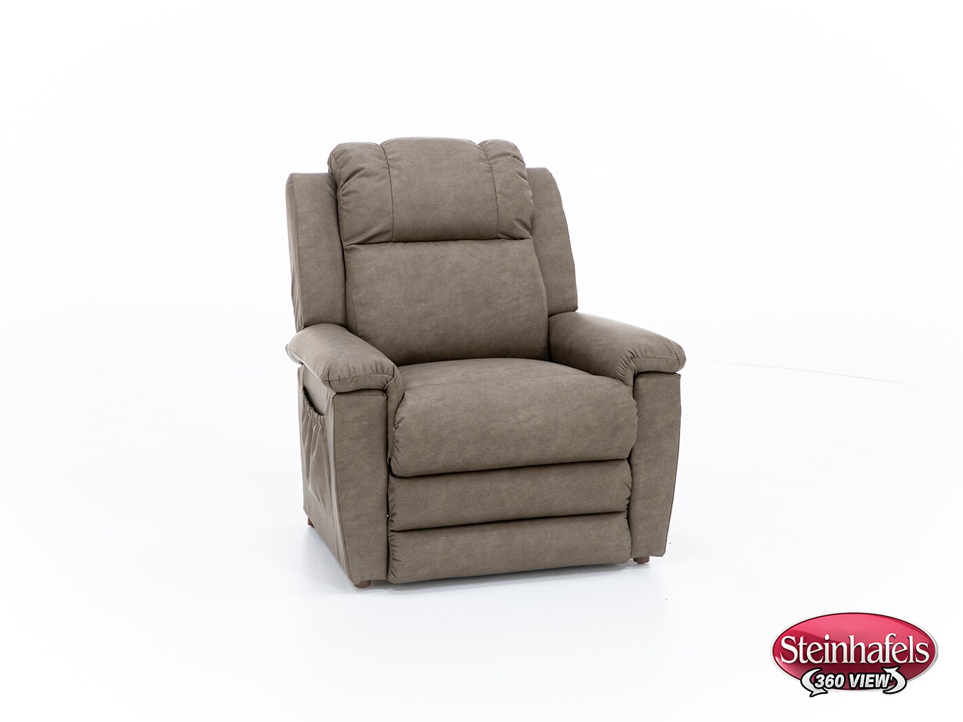 la z boy incorporated brown recliner  image   