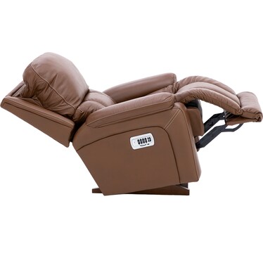 Greyson Leather Fully Loaded Rocker Recliner with Wireless Remote