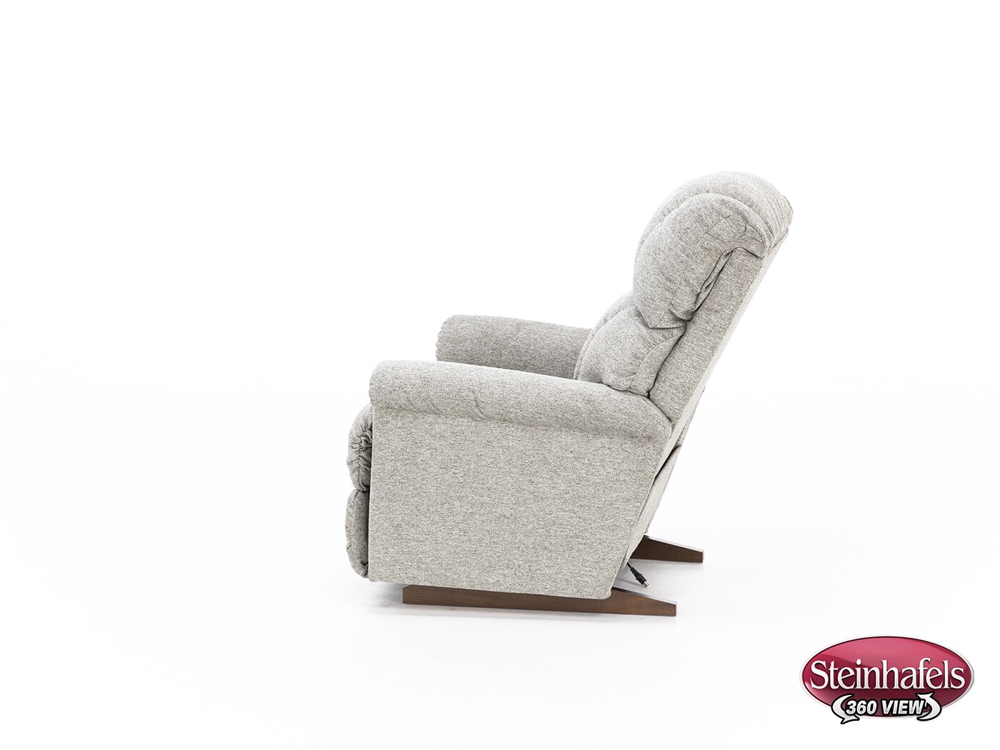 la z boy incorporated grey recliner  image   