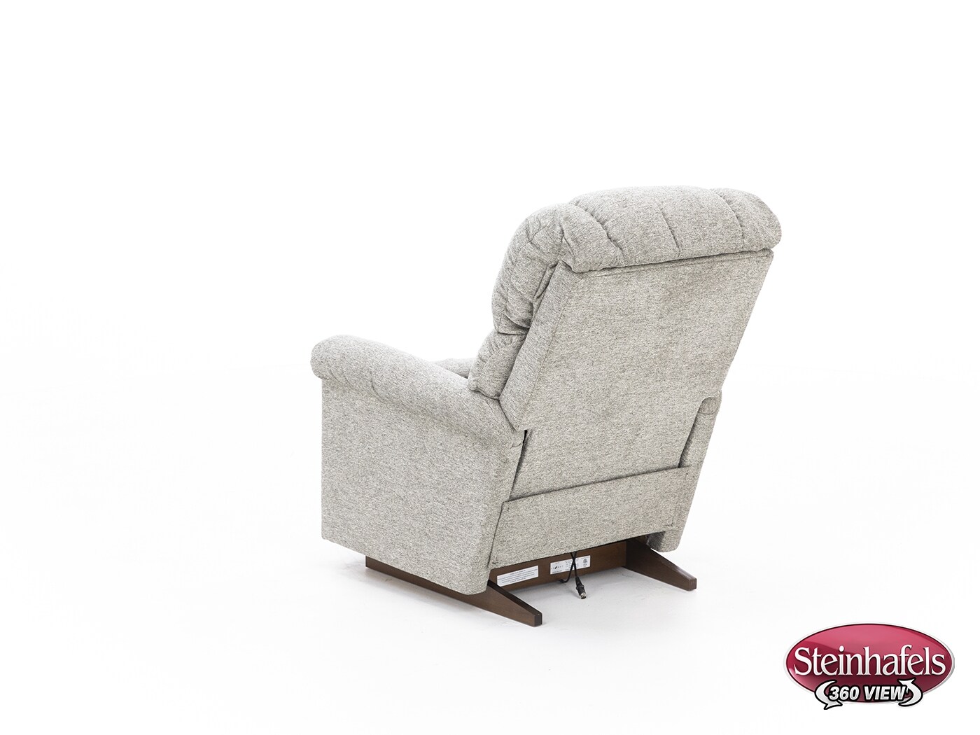 la z boy incorporated grey recliner  image   