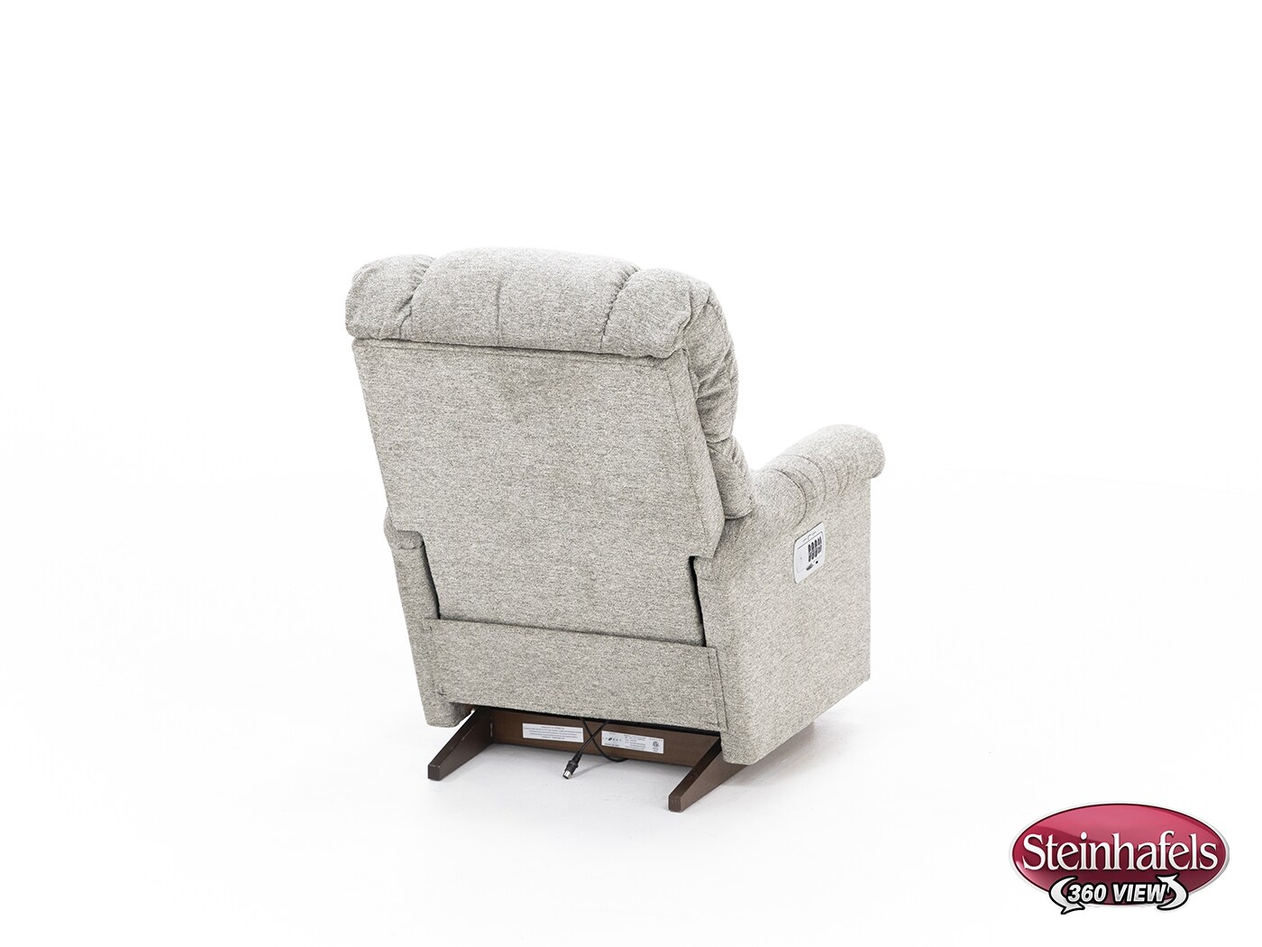 la z boy incorporated grey recliner  image   