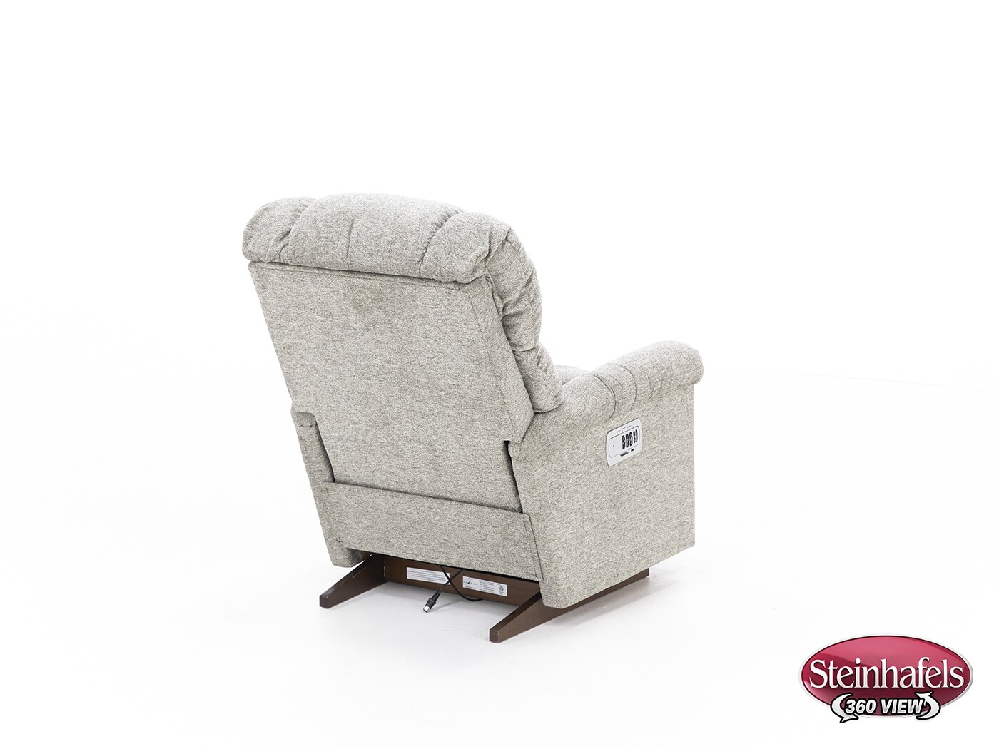 la z boy incorporated grey recliner  image   