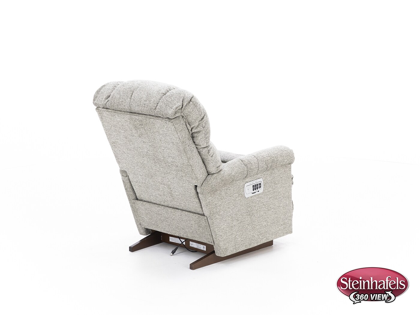 la z boy incorporated grey recliner  image   