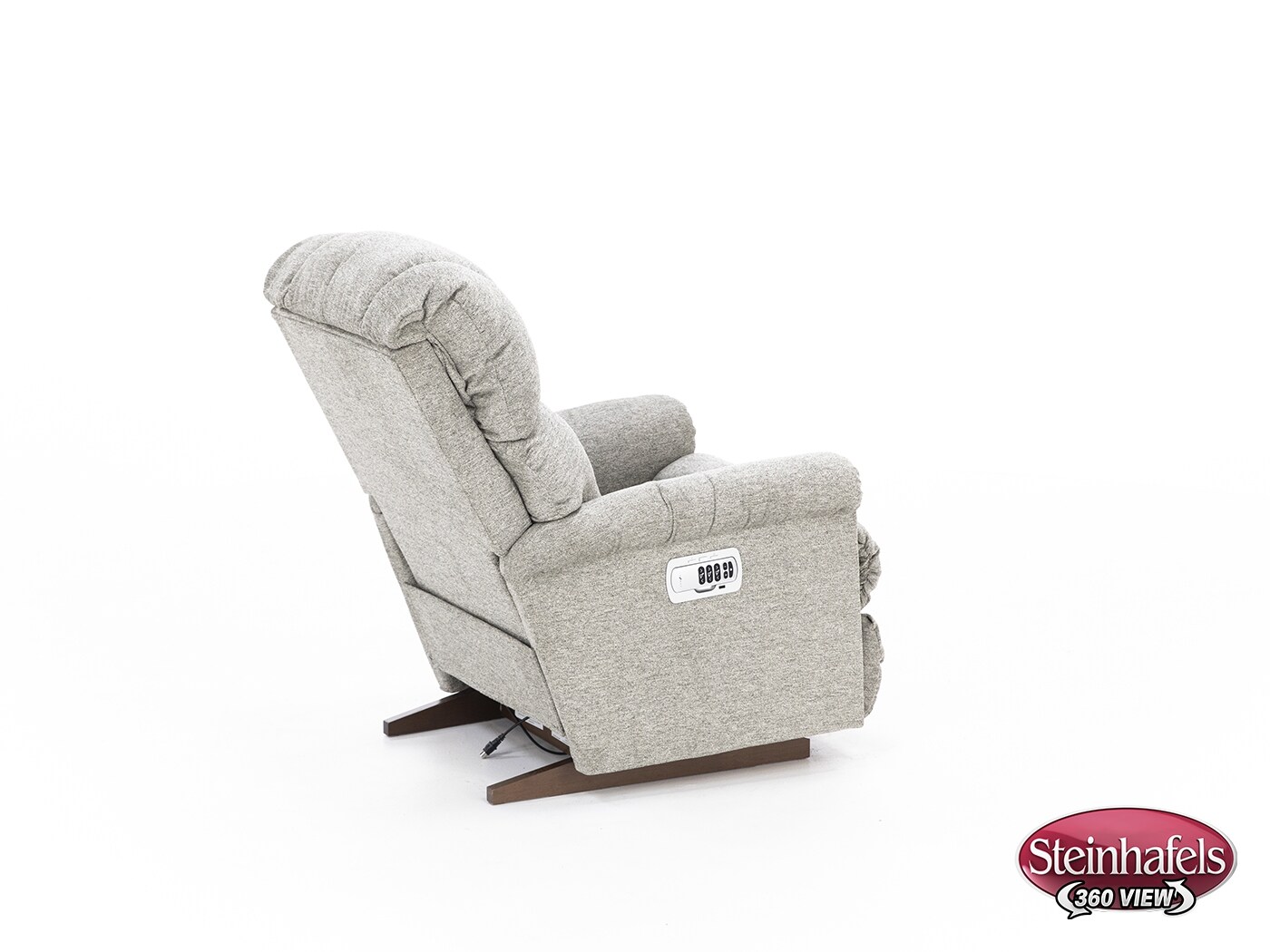 la z boy incorporated grey recliner  image   