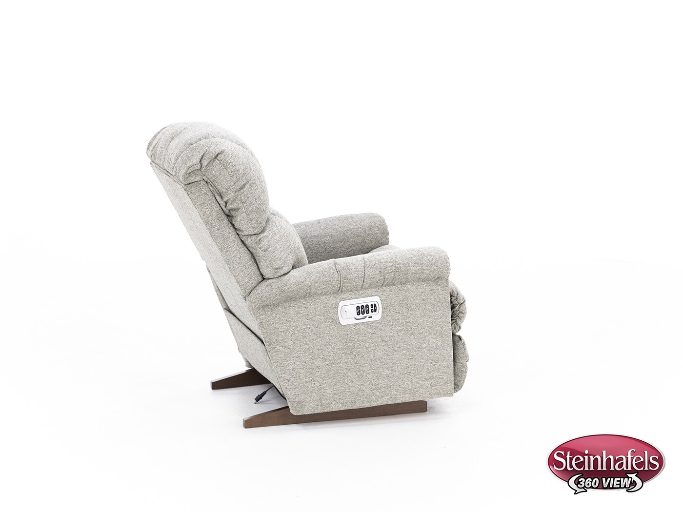la z boy incorporated grey recliner  image   