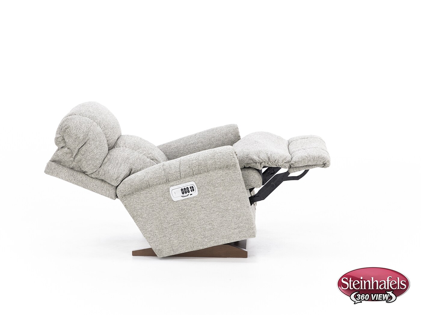 la z boy incorporated grey recliner  image   
