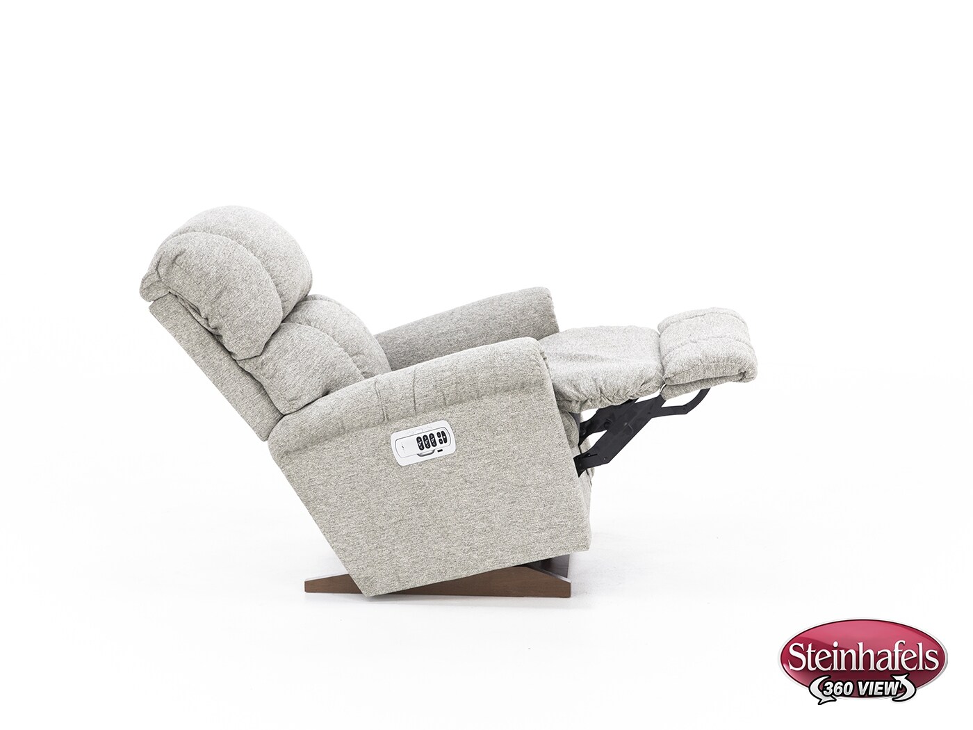 la z boy incorporated grey recliner  image   