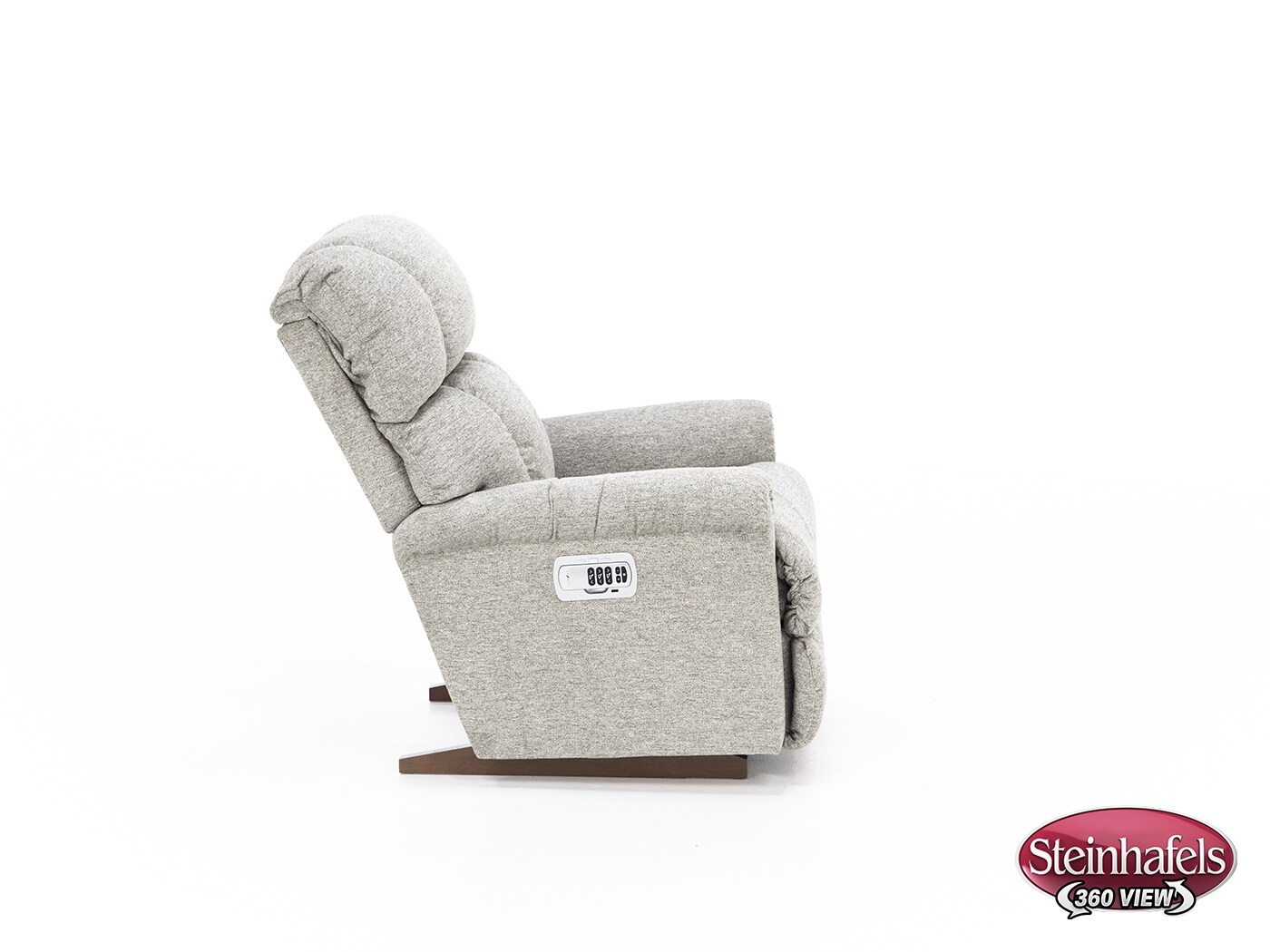 la z boy incorporated grey recliner  image   