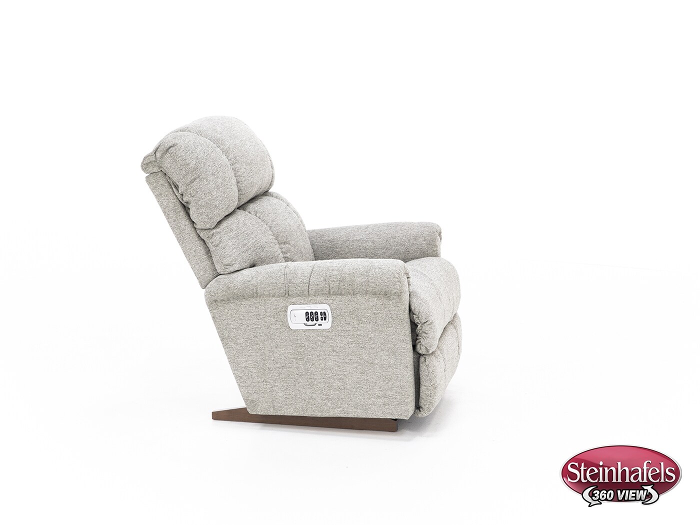 la z boy incorporated grey recliner  image   