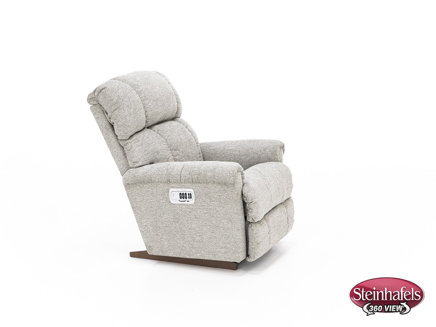 la z boy incorporated grey recliner  image   