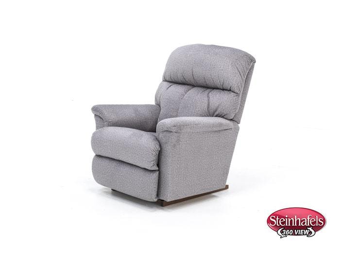 la z boy incorporated grey recliner  image   