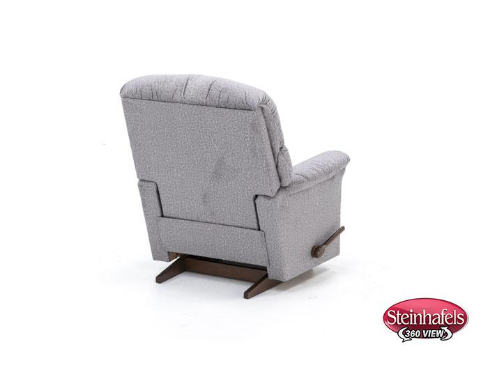 la z boy incorporated grey recliner  image   