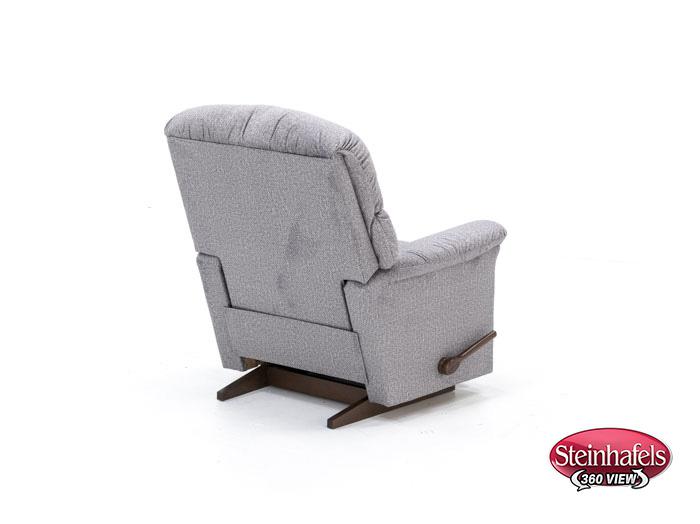 la z boy incorporated grey recliner  image   