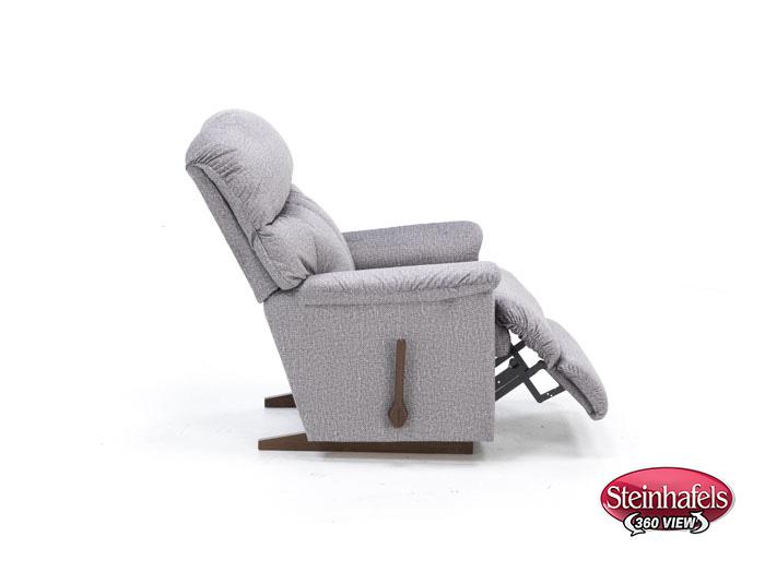 la z boy incorporated grey recliner  image   