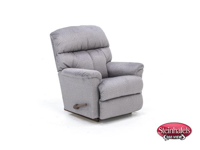la z boy incorporated grey recliner  image   