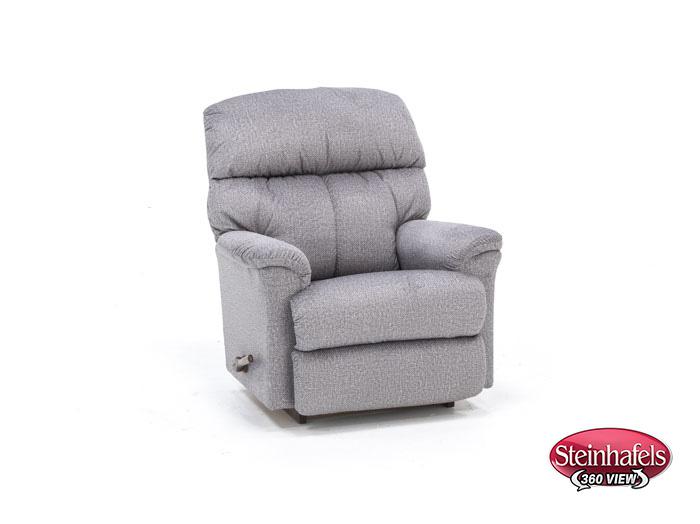 la z boy incorporated grey recliner  image   