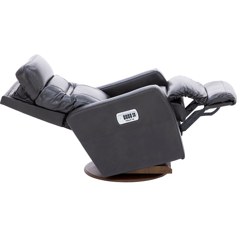 la z boy incorporated grey recliner   