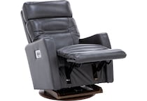la z boy incorporated grey recliner   