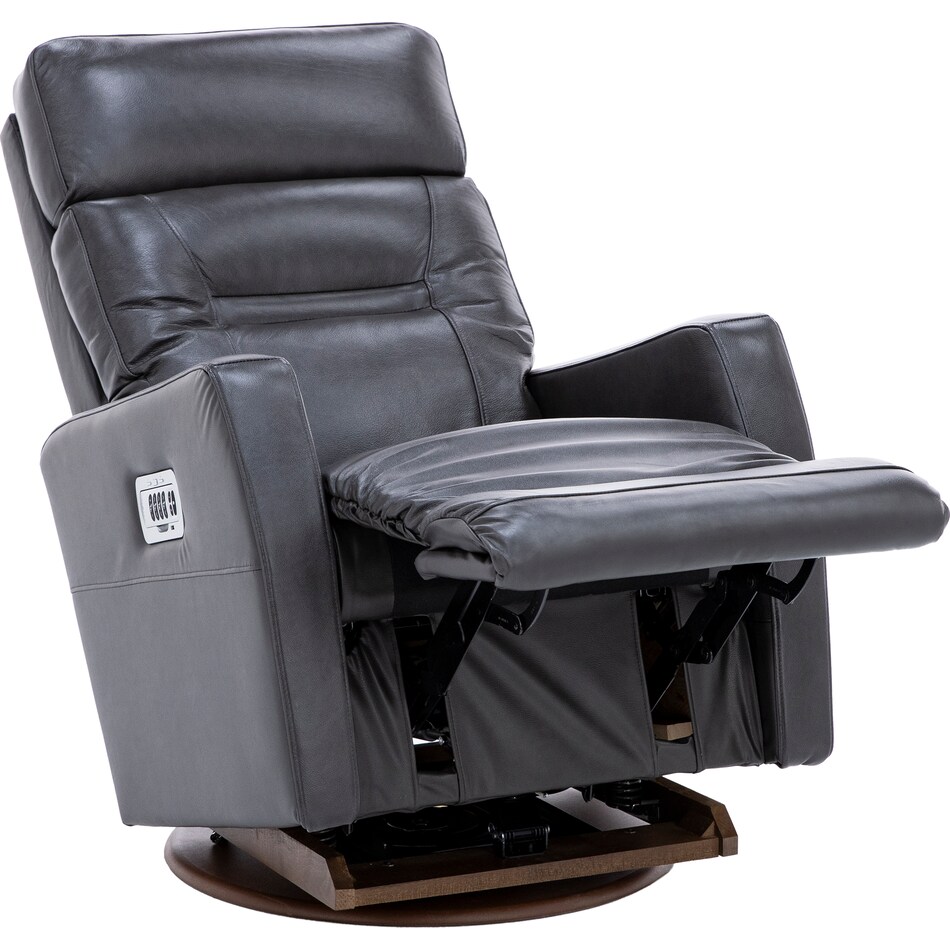 la z boy incorporated grey recliner   
