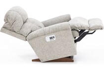 la z boy incorporated grey recliner   