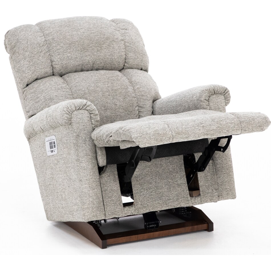 la z boy incorporated grey recliner   