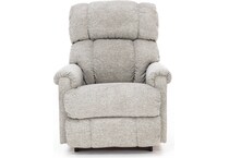 la z boy incorporated grey recliner   