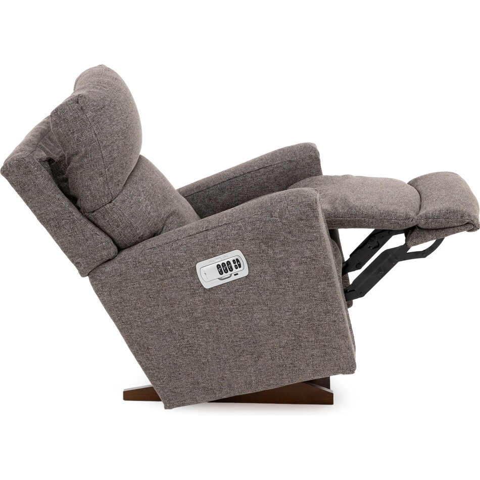 la z boy incorporated grey recliner   
