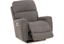 la z boy incorporated grey recliner   